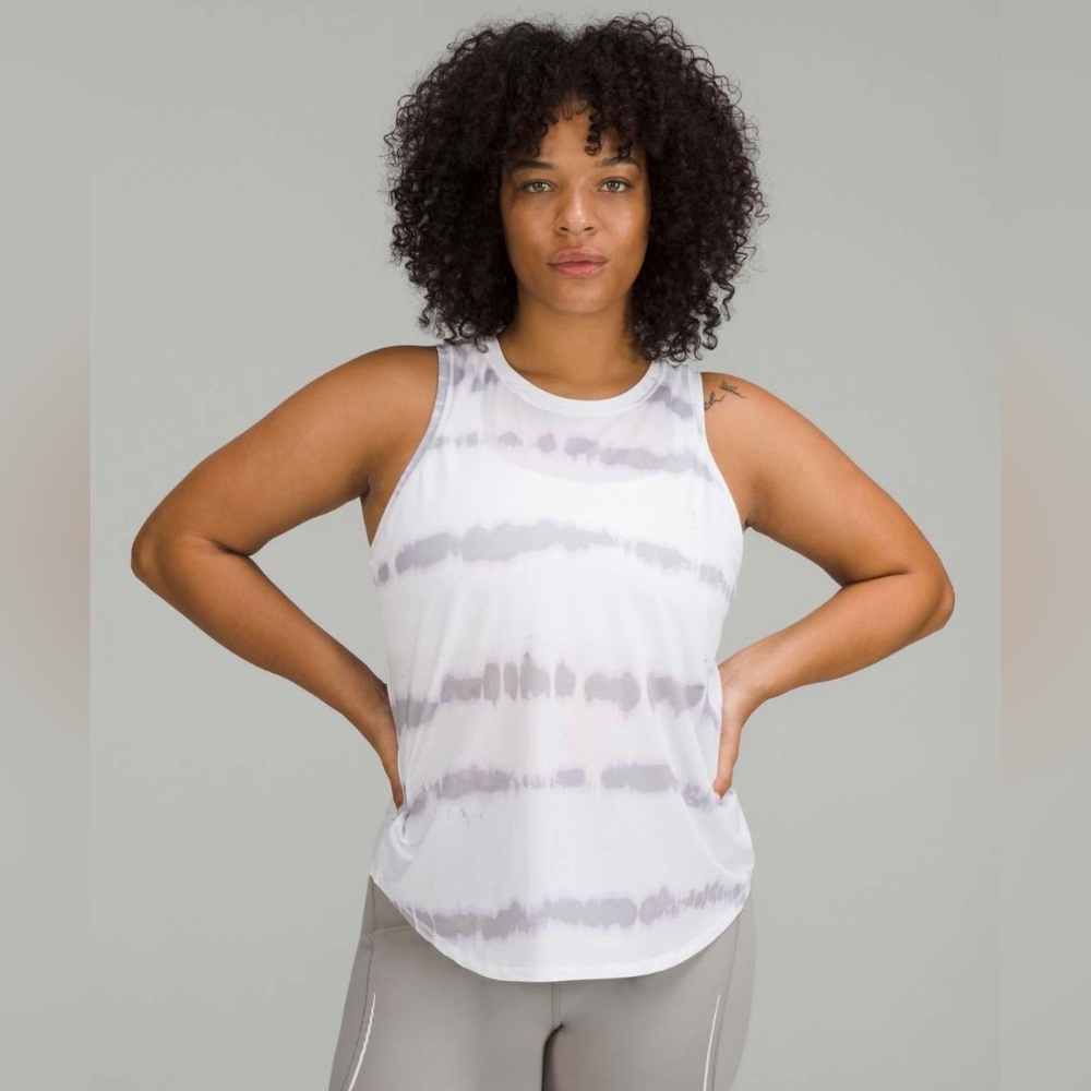 Lululemon high neck running and training tank top